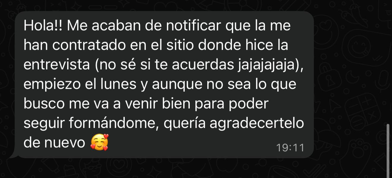 WhatsApp testimonial 4